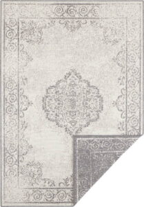 Šedo-krémový venkovní koberec Bougari Cebu