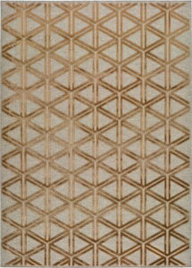 Šedo-oranžový koberec Universal Lana Triangle