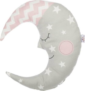 Šedý dětský polštářek s příměsí bavlny Apolena Pillow Toy Moon