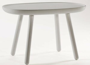 Šedý odkládací stolek z masivu EMKO Naïve Medium Emko