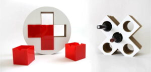 Set červené lékárničky a vinotéky Unlimited Design for kids Unlimited Design for kids