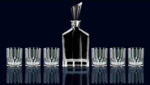 Set karafy a 6 sklenic na whisky z křišťálového skla Nachtmann Aspen Whisky Set Nachtmann