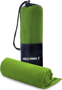 Set limetkově zelené rychleschnoucí osušky a ručníku DecoKing EKEA