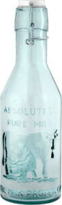 Skleněná láhev z recyklovaného skla na mléko Ego Dekor Authentic