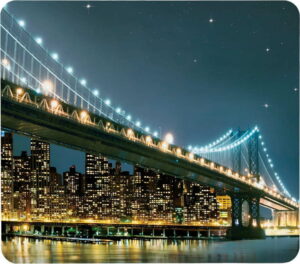 Skleněný kryt na sporák Wenko Brooklyn Bridge