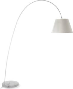 Stojací lampa s bílým stínidlem a mramorovou základnou Tomasucci Smarty Tomasucci