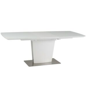 Stůl jídelní FELIPE 160x90 cm bílý mat SIGNAL