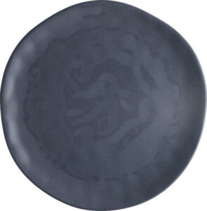 Světle šedý porcelánový talíř Brandani Gres