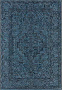 Tmavě modrý venkovní koberec Bougari Tyros