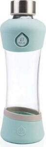 Tyrkysová skleněná láhev z borosilikátového skla Equa Active Mint