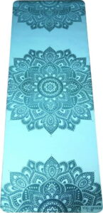Tyrkysově modrá podložka na jógu Yoga Design Lab Mandala Aqua