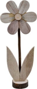 Velká dřevěná dekorace ve tvaru květiny Ego Dekor
