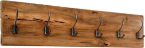 Věšák na kabáty z teakového dřeva HSM collection Railwood HSM collection