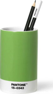 Zelený keramický stojánek na tužky Pantone Pantone