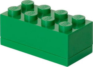 Zelený úložný box LEGO® Mini Box Lungo LEGO