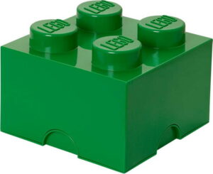 Zelený úložný box čtverec LEGO® LEGO