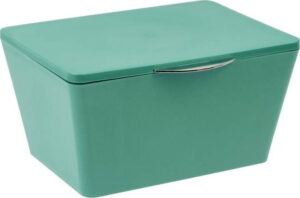 Zelený úložný box do koupelny Wenko Brasil WENKO