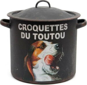 Železná dóza Antic Line Croquettes Du Toutou