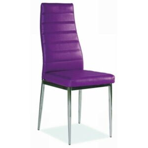 Židle H-261 fialová/chrom SIGNAL