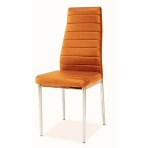 Židle H-261 oranžová/chrom SIGNAL