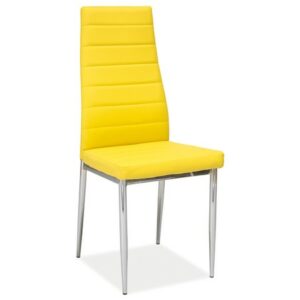 Židle H-261 žlutá/chrom SIGNAL