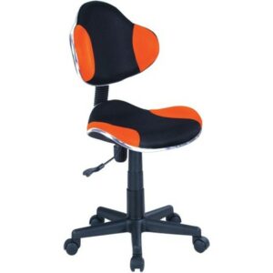 Židle kancelářská Q-G2 černo-oranžová SIGNAL