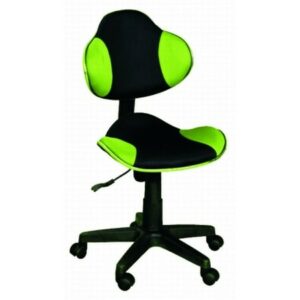Židle kancelářská Q-G2 černo-zelená SIGNAL