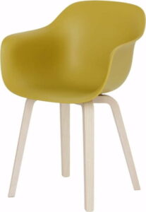 Žlutá jídelní židle s područkami Magis Substance Magis