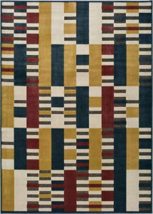 Žlutý koberec Universal Farashe Stripes