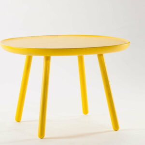 Žlutý odkládací stolek z masivu EMKO Naïve Large Emko