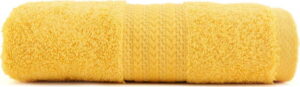 Žlutý ručník z čisté bavlny Sunny