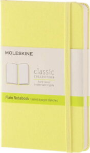 Žlutý zápisník v pevné vazbě Moleskine Daisy