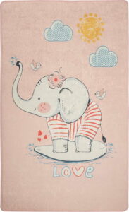 Dětský protiskluzový koberec Chilai Elephant