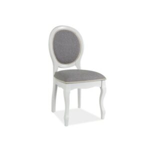Jídelní židle FNSC bílá/šedá SIGNAL