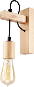 Dřevěná nástěnná lampa Lamkur Leon LAMKUR