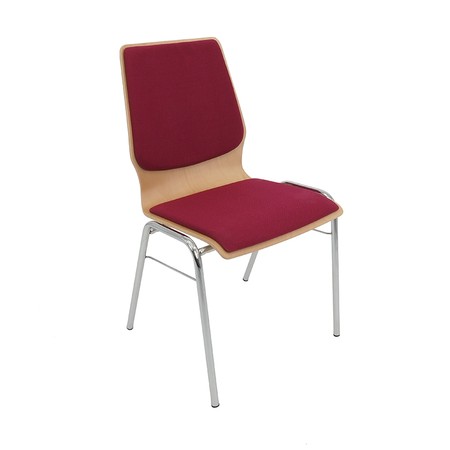 Čalouněná konferenční židle SVEZIA Hnědá Mazur