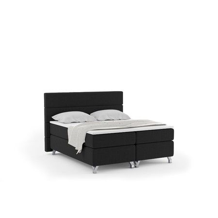 Čalouněná postel IMPERIA včetně úložného prostoru 160x200 Černá KOLA