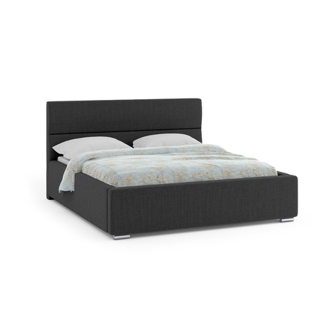 Čalouněná postel NEVADA 140x200 cm Černá KOLA