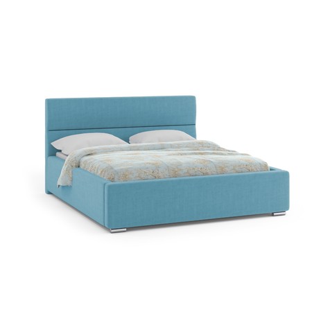 Čalouněná postel NEVADA 140x200 cm Modrá KOLA