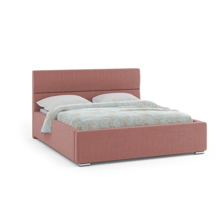 Čalouněná postel NEVADA 160x200 cm Cihlová KOLA