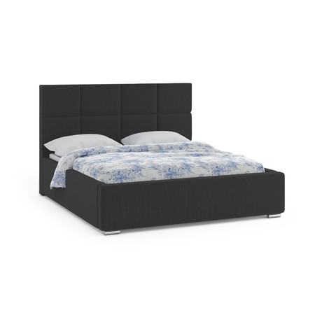 Čalouněná postel ONTARIO 140x200 cm Černá KOLA
