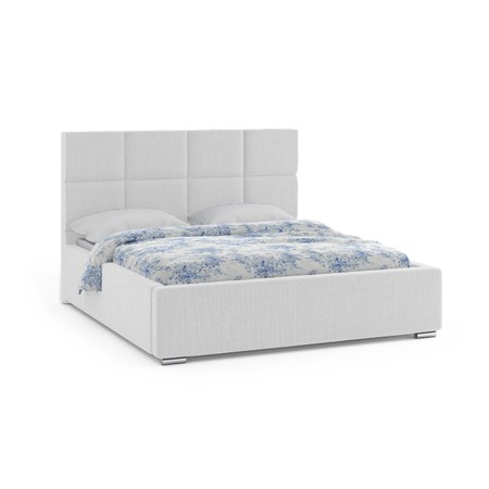 Čalouněná postel ONTARIO 160x200 cm Světle šedá KOLA