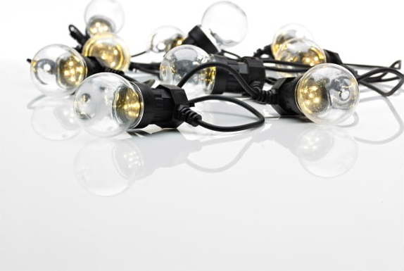 Černý LED světelný řetěz Markslöjd Dakke