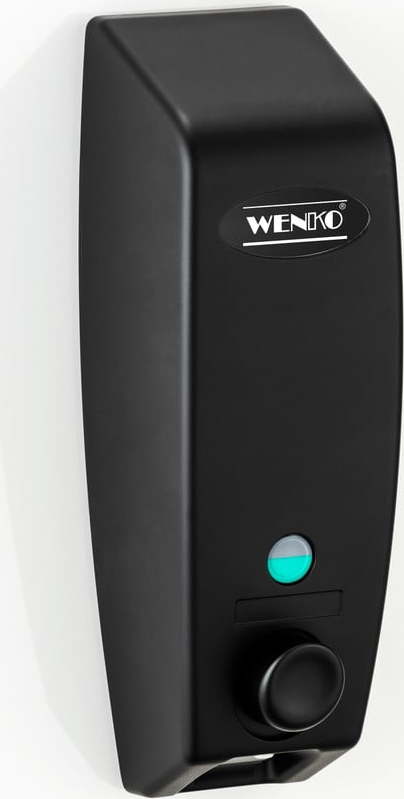 Černý nástěnný dávkovač na mýdlo Wenko Varese WENKO