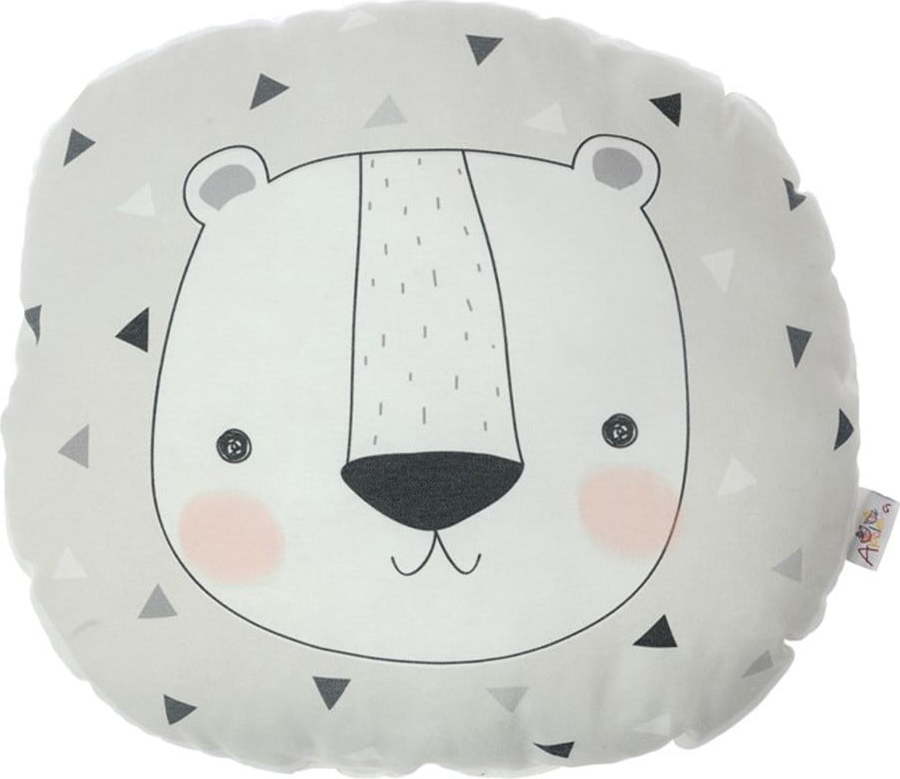 Dětský polštářek s příměsí bavlny Mike & Co. NEW YORK Pillow Toy Argo Bear