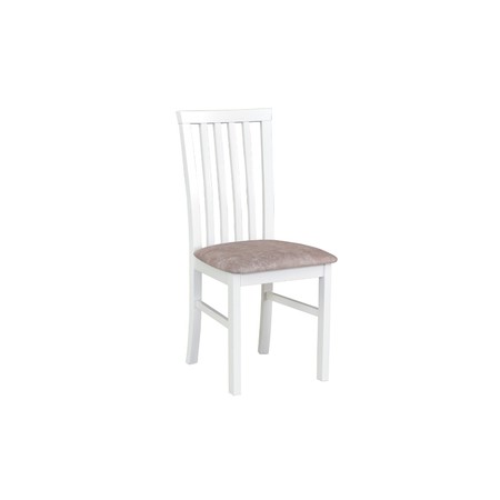 Jídelní židle MILANO 1 Bílá Tkanina 25X MIX-DREW
