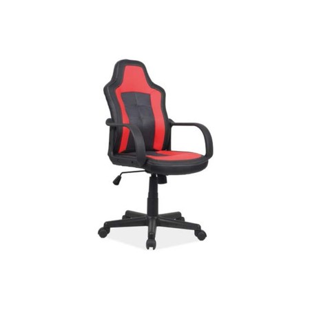 Kancelářská židle CRUZ černá/červená SIGNAL