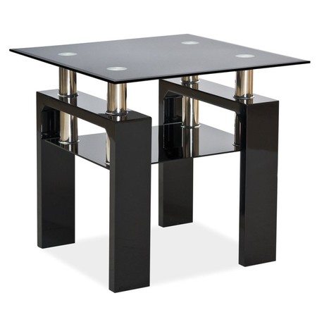 Konferenční stolek LISA D černá lesklá SIGNAL