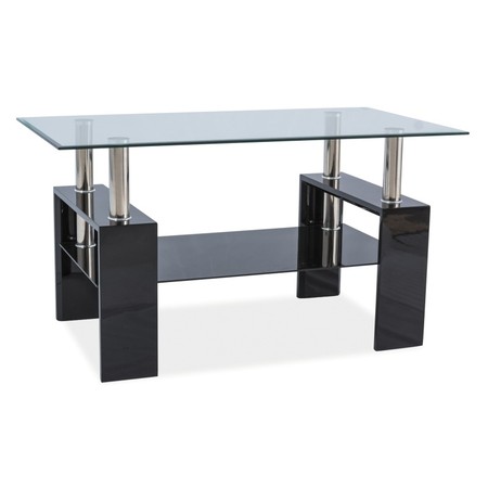 Konferenční stolek LISA III sklo/černý lesk SIGNAL