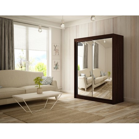 Kvalitní Šatní Skříň Homa 150 cm Wenge Furniture
